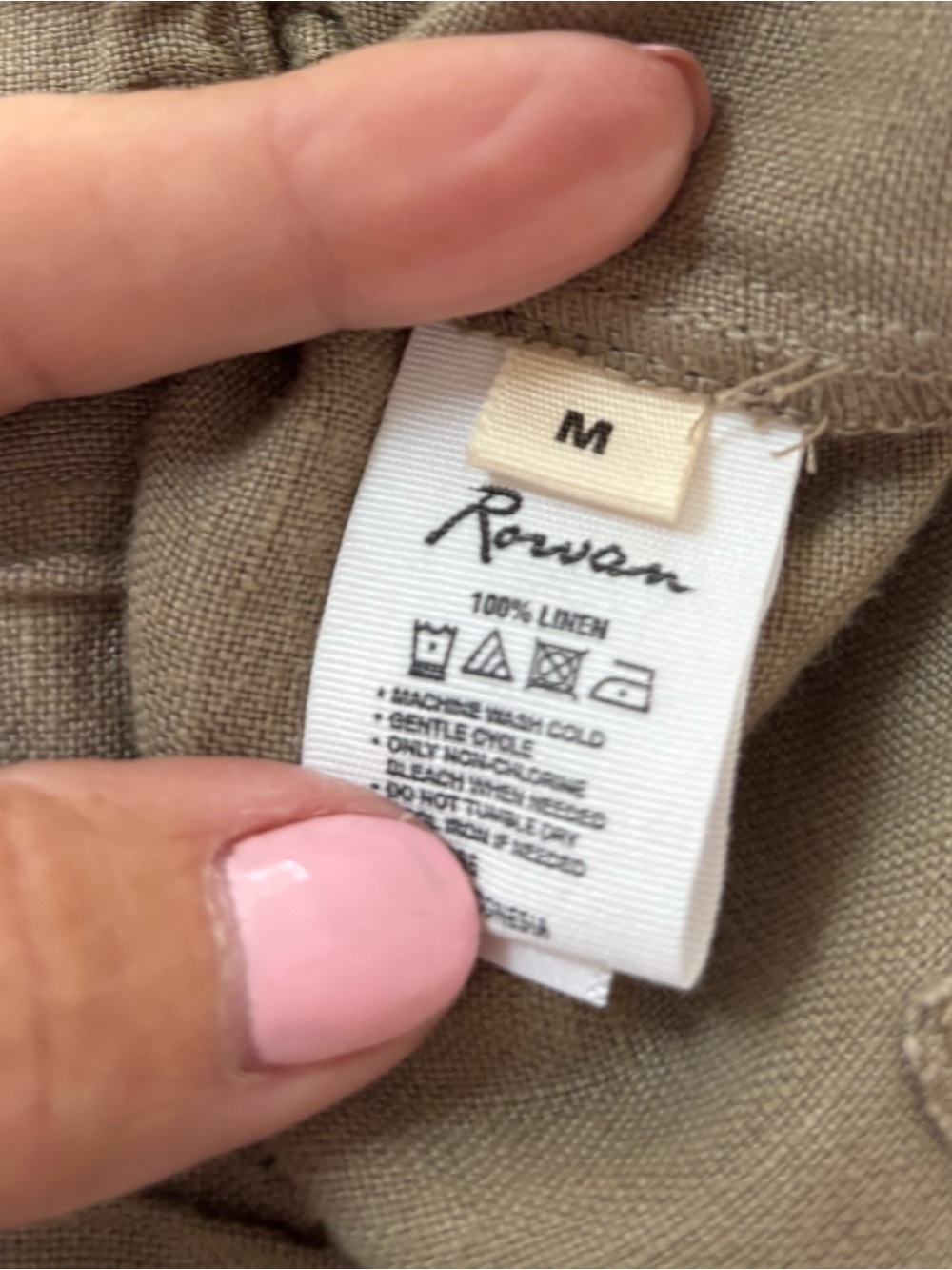 NWOT Rowan Cameron Linen Pants - Picture 7 of 8